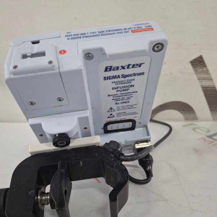 Baxter Sigma Spectrum 8.01.00 w/o Battery Infusion Pump