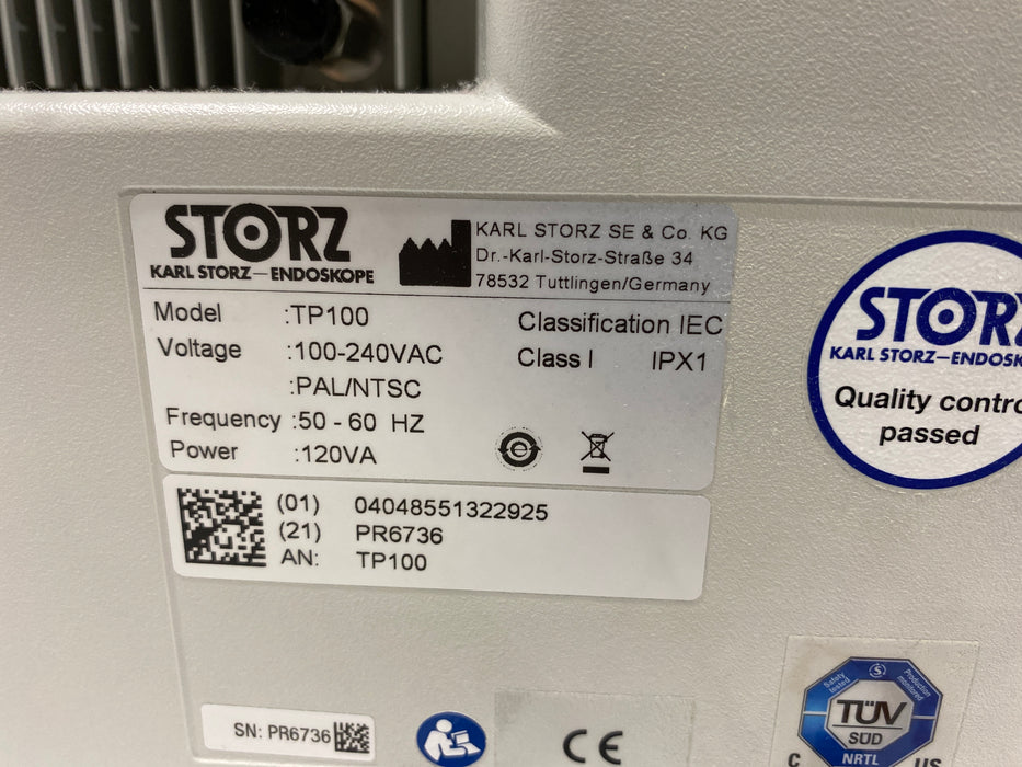 Karl Storz TP 100 Tele Pack X LED Endoscopy System