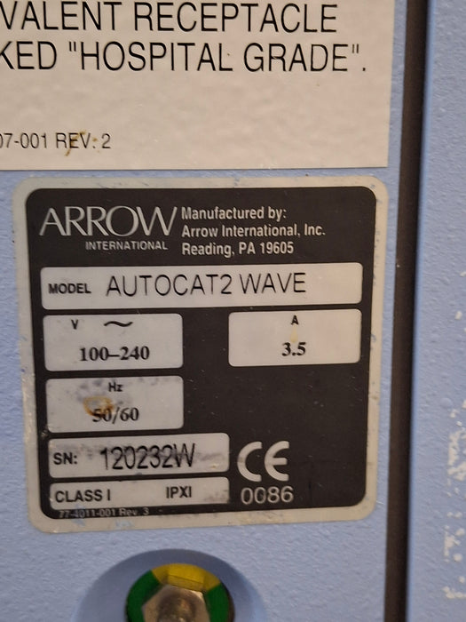 Arrow International AutoCat2 Wave IABP Intra-Aortic Ballon Pump