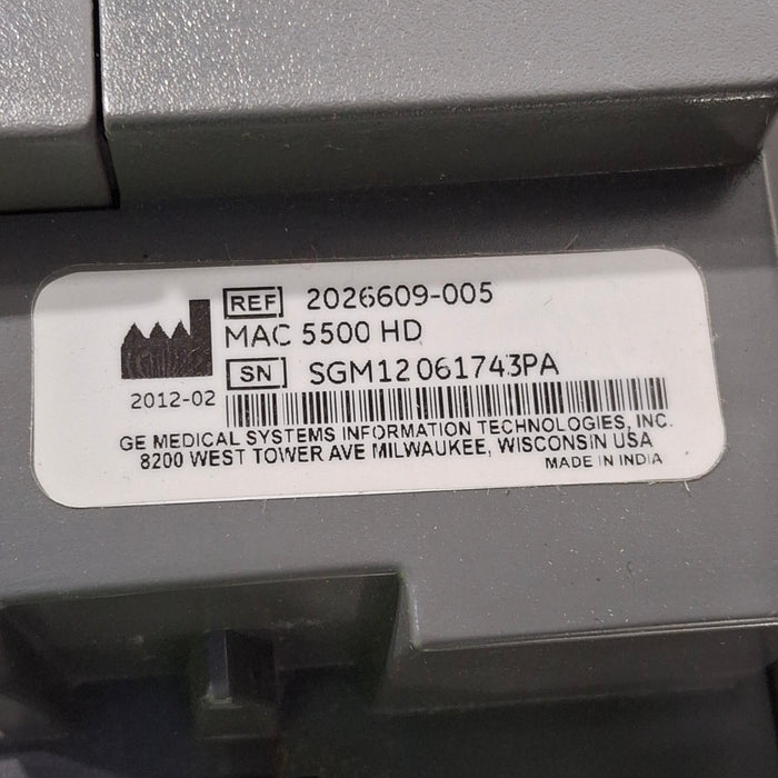 GE Healthcare GE Healthcare MAC 5500 HD ECG without CAM Module Cardiology reLink Medical