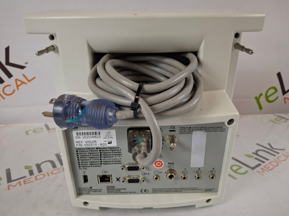 Edwards Lifesciences Edwards Lifesciences Vigilance II Patient Monitor Patient Monitors reLink Medical