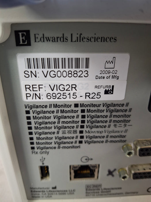 Edwards Lifesciences Edwards Lifesciences Vigilance II Patient Monitor Patient Monitors reLink Medical