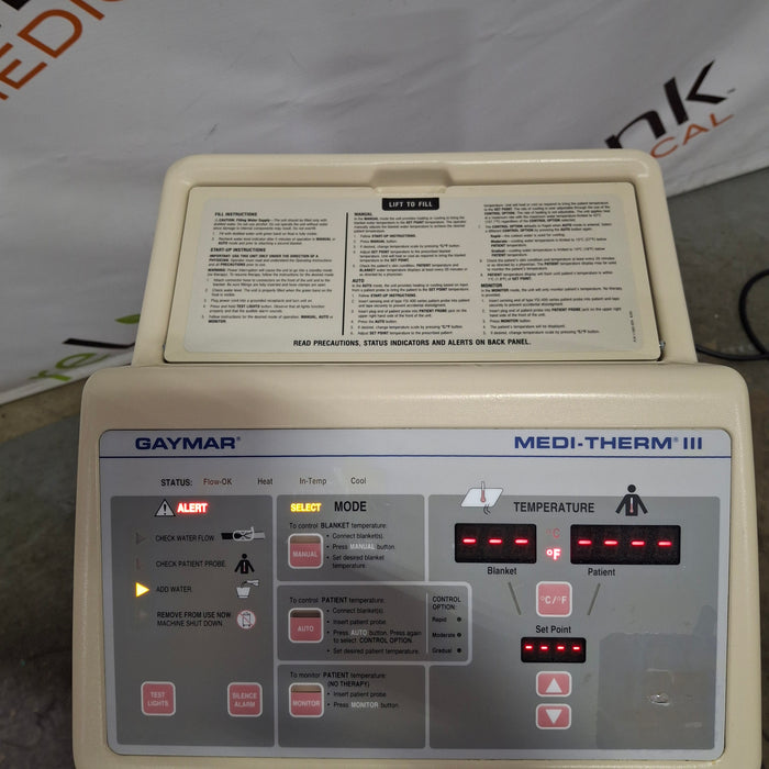 Gaymar Medi-Therm III MTA6900 Hyper/Hypothermia Machine