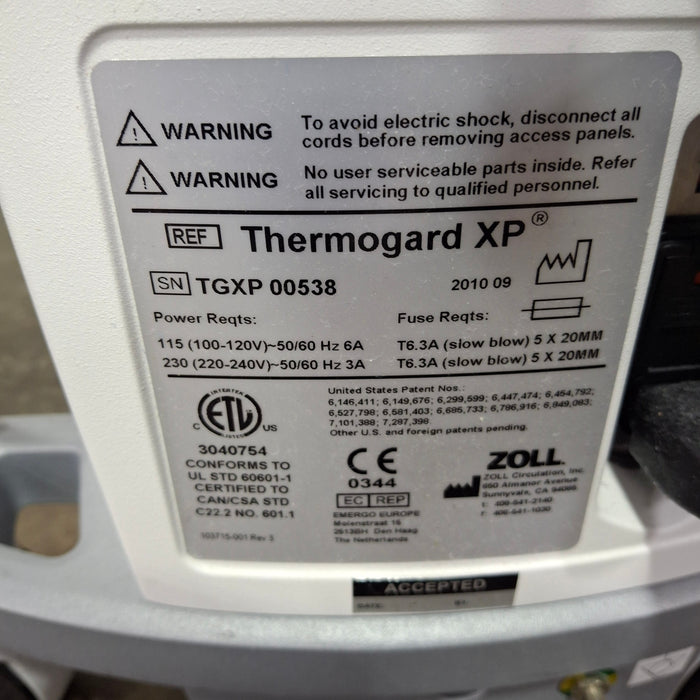 Zoll Zoll Thermogard XP Temperature Management System Temperature Control Units reLink Medical