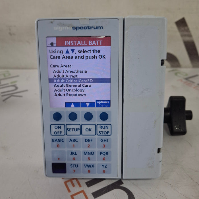 Baxter Sigma Spectrum 8.00.03 w/o Battery Infusion Pump