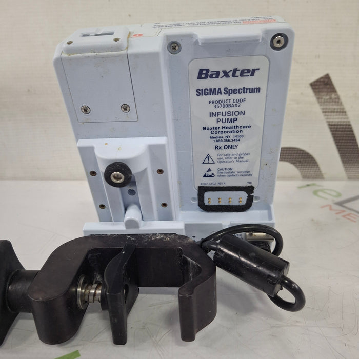 Baxter Sigma Spectrum 8.00.03 w/o Battery Infusion Pump