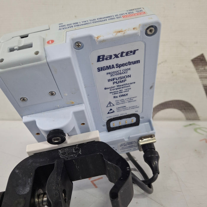 Baxter Baxter Sigma Spectrum 8.01.00 w/o Battery Infusion Pump Infusion Pump reLink Medical