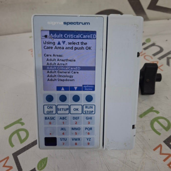 Baxter Sigma Spectrum 8.00.04 w/o Battery Infusion Pump