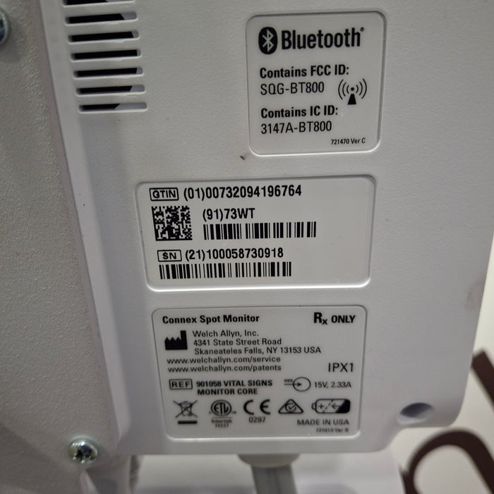 Welch Allyn Welch Allyn Connex Spot Bluetooth - Nonin SpO2, SureTemp Monitor Patient Monitors reLink Medical