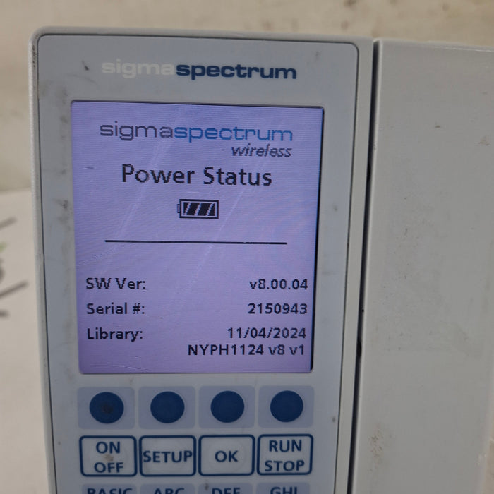 Baxter Baxter Sigma Spectrum 8.00.04 w/o Battery Infusion Pump Infusion Pump reLink Medical