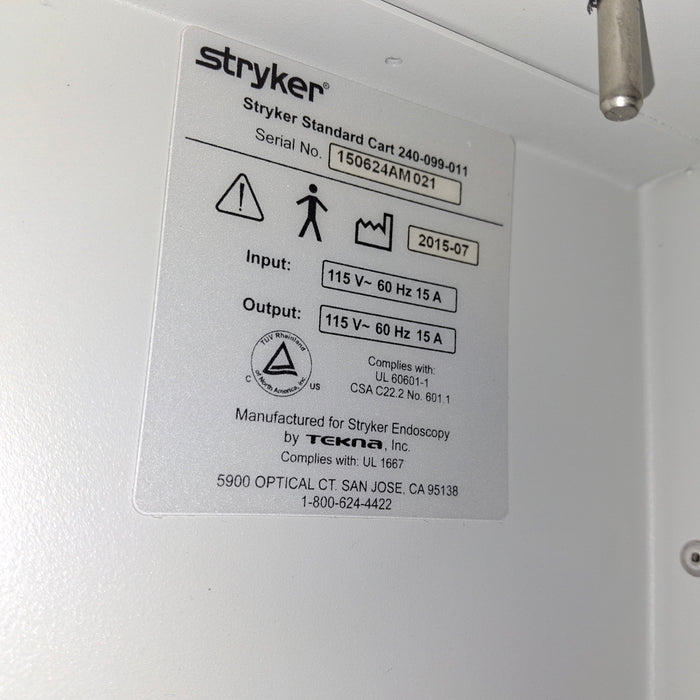 Stryker 240-099-011 Standard Cart