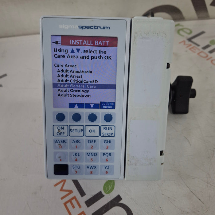 Baxter Sigma Spectrum 8.00.05 w/o Battery Infusion Pump