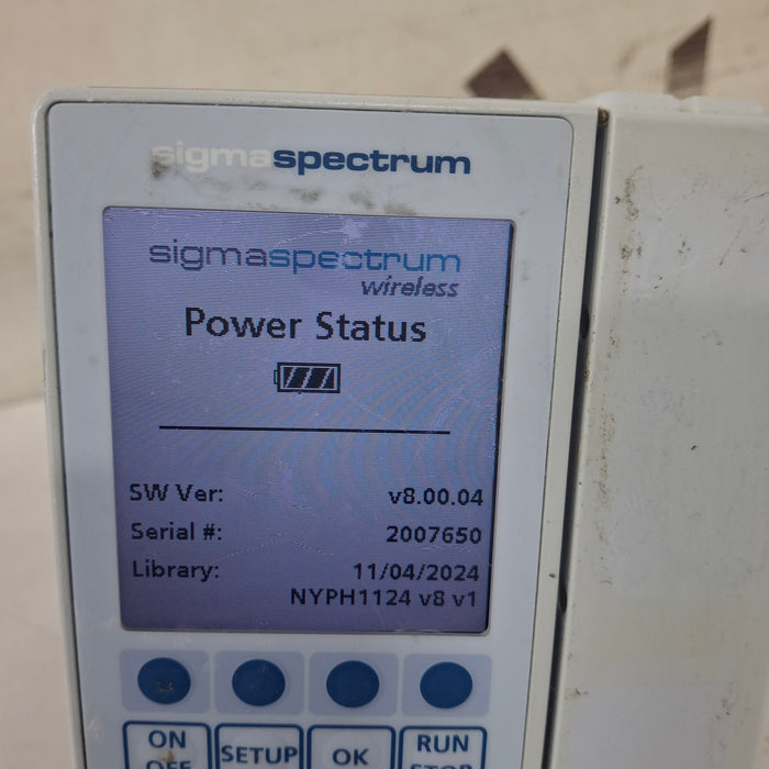 Baxter Baxter Sigma Spectrum 8.00.04 w/o Battery Infusion Pump Infusion Pump reLink Medical