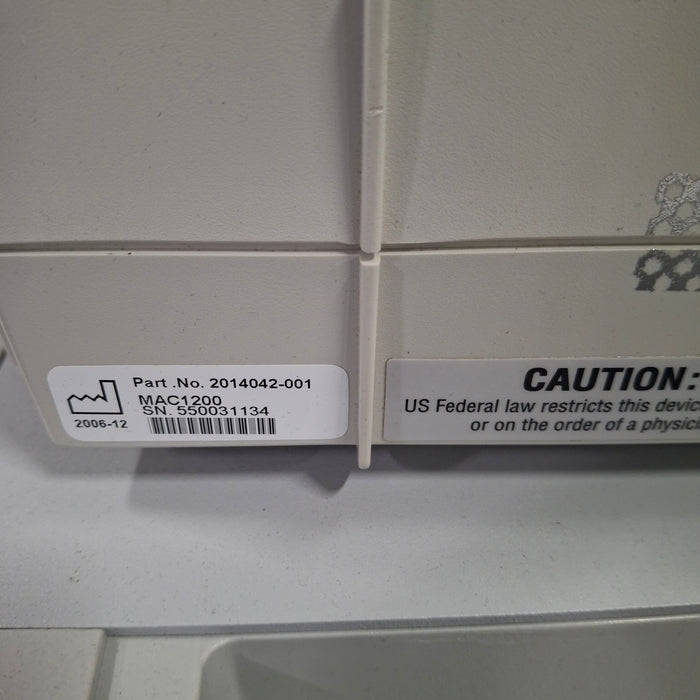 GE Healthcare GE Healthcare MAC 1200 ECG Cardiology reLink Medical