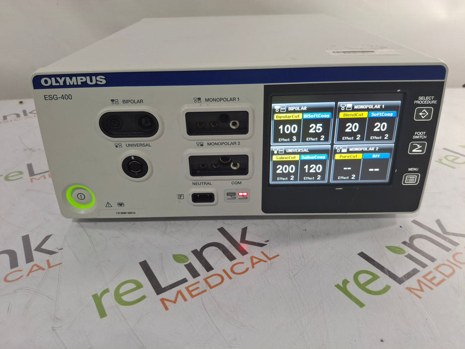 Olympus Olympus ESG-400 Thunderbeat Electrosurgical Unit Electrosurgical Units reLink Medical