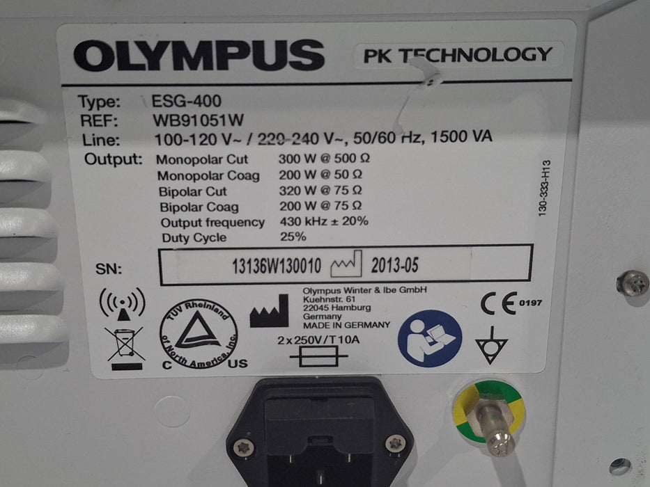 Olympus Olympus ESG-400 Thunderbeat Electrosurgical Unit Electrosurgical Units reLink Medical