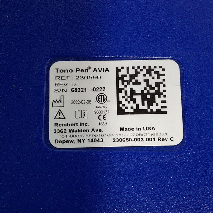 Reichert Reichert Tono-Pen Avia Applanation Tonometer Ophthalmology reLink Medical