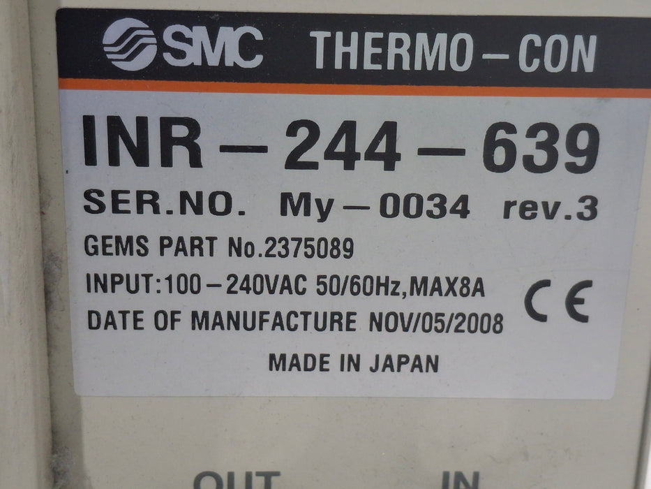 SMC Thermo-Con Recirculating Chiller