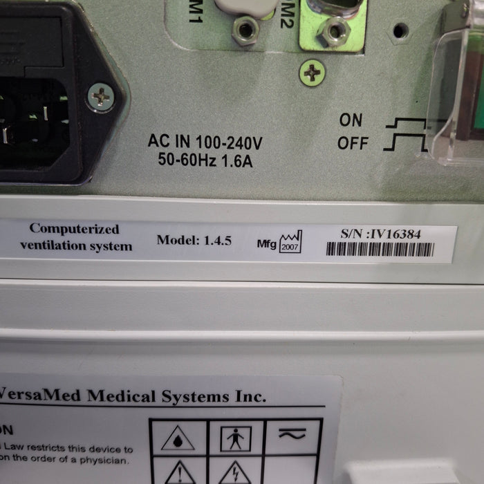 VersaMed VersaMed iVent 201 Ventilator Respiratory reLink Medical