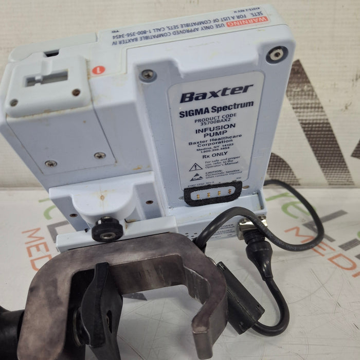 Baxter Sigma Spectrum 8.00.04 w/o Battery Infusion Pump