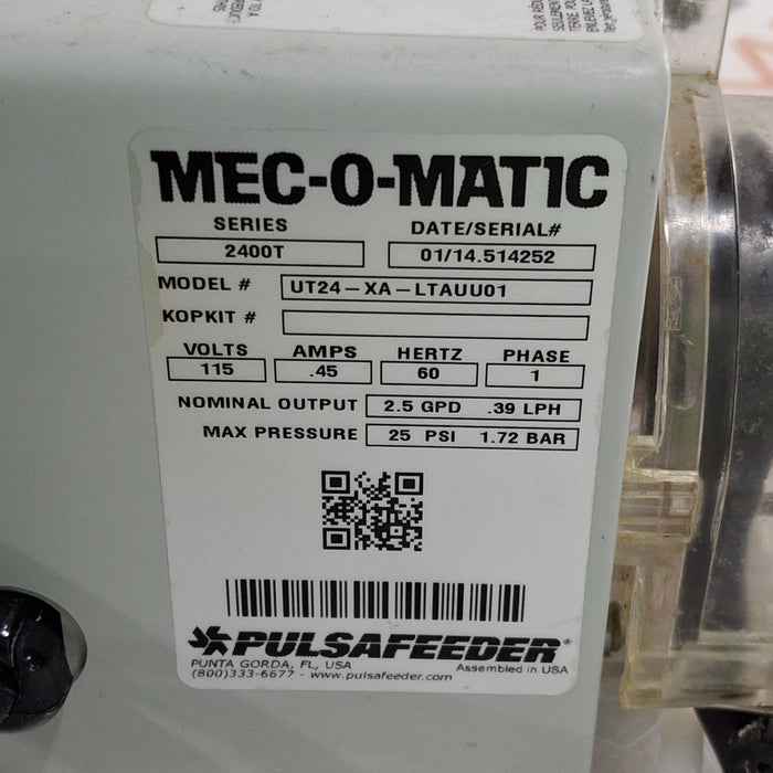 Mec-O-Matic Pulsafeeder 2400T Metering Pump