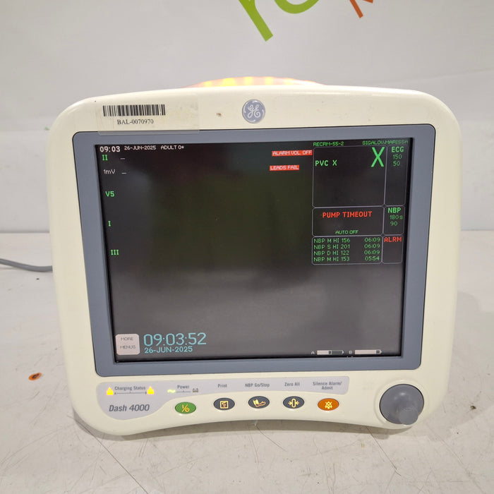 GE Healthcare GE Healthcare Dash 4000 - GE/Nellcor SpO2 Patient Monitor Patient Monitors reLink Medical