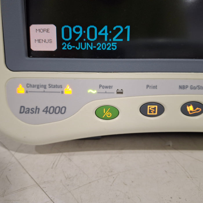 GE Healthcare GE Healthcare Dash 4000 - GE/Nellcor SpO2 Patient Monitor Patient Monitors reLink Medical