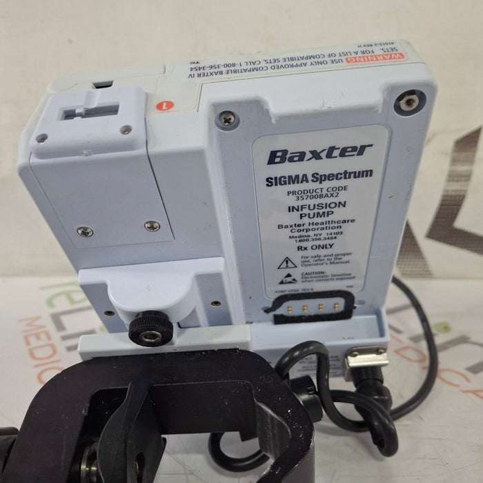 Baxter Sigma Spectrum 8.00.03 w/o Battery Infusion Pump