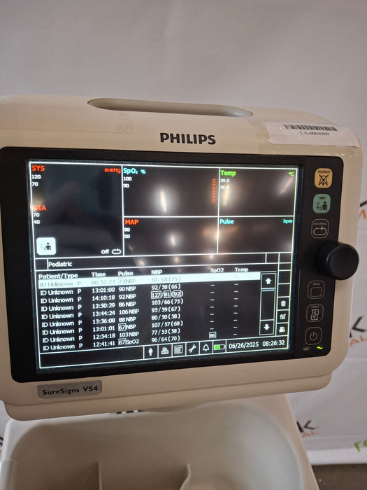 Philips Philips SureSigns VS4 Vital Signs Monitor Patient Monitors reLink Medical