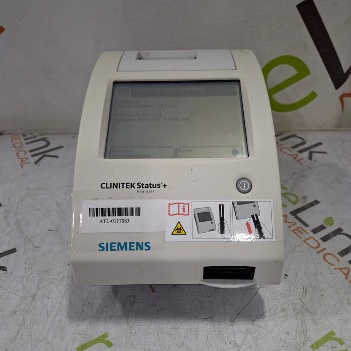 Siemens Clinitek Status + Urine Analyzer