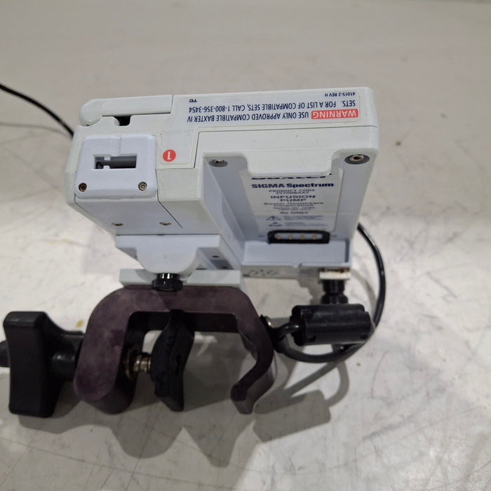 Baxter Sigma Spectrum 8.00.03 w/o Battery Infusion Pump