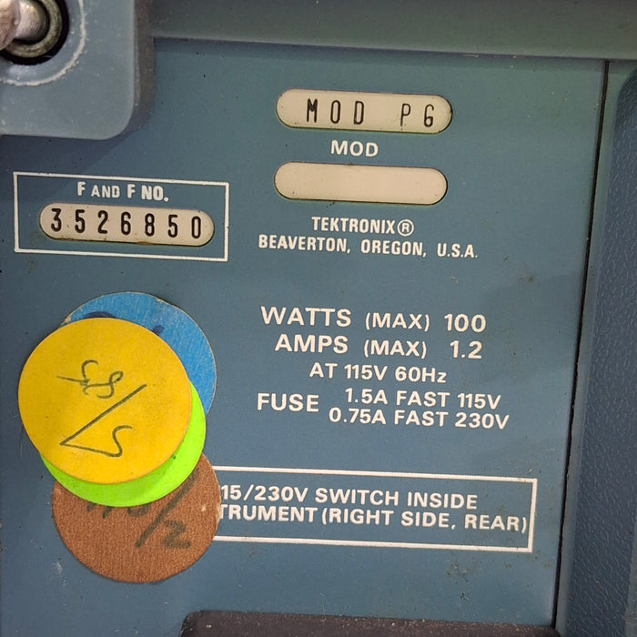 Tektronix Tektronix 475A Oscilloscope Test Equipment reLink Medical