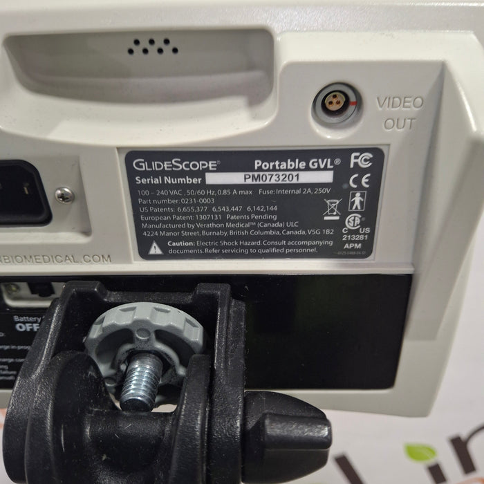 Saturn Biomedical Systems Inc Portable GVL Video Laryngoscope System