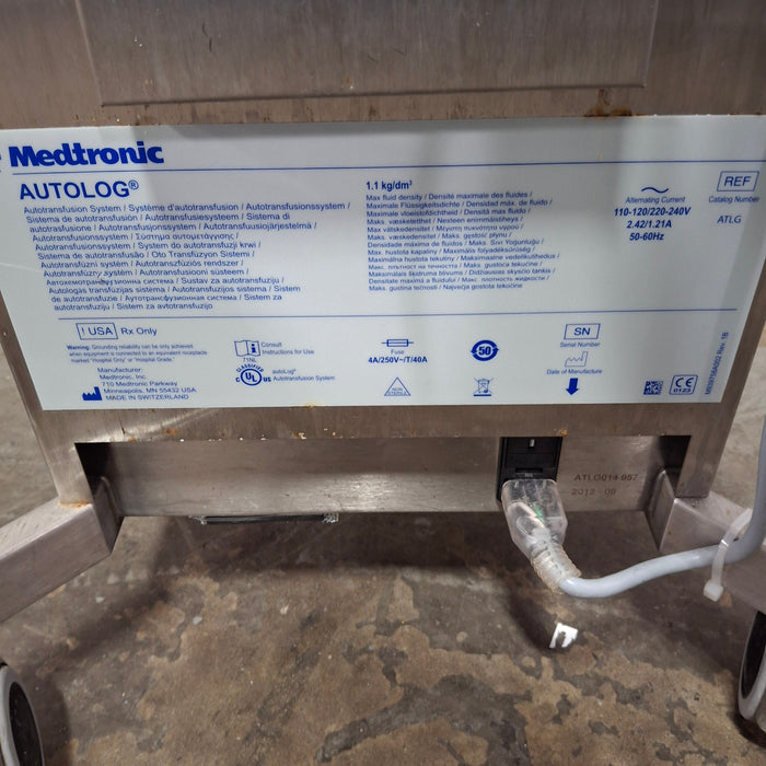 Medtronic Medtronic AutoLog Autotransfusion System Perfusion reLink Medical