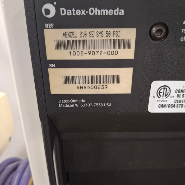 Ohmeda Medical Ohmeda Medical Excel 210 SE ANSI Anesthesia System Anesthesia reLink Medical