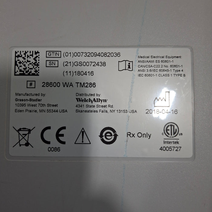 Welch Allyn 28600 AutoTymp Tympanometer