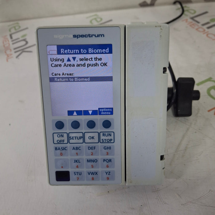 Baxter Sigma Spectrum 8.00.04 w/o Battery Infusion Pump