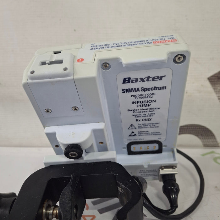Baxter Sigma Spectrum 8.00.04 w/o Battery Infusion Pump