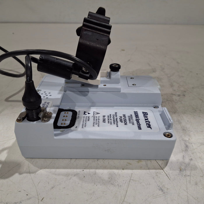 Baxter Sigma Spectrum 8.00.04 w/o Battery Infusion Pump