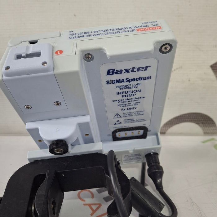 Baxter Baxter Sigma Spectrum 8.01.00 w/o Battery Infusion Pump Infusion Pump reLink Medical
