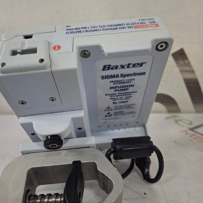 Baxter Baxter Sigma Spectrum 8.01.00 w/o Battery Infusion Pump Infusion Pump reLink Medical