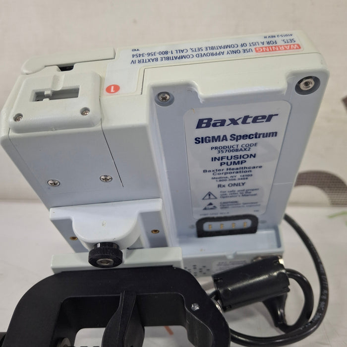 Baxter Sigma Spectrum 8.00.03 w/o Battery Infusion Pump
