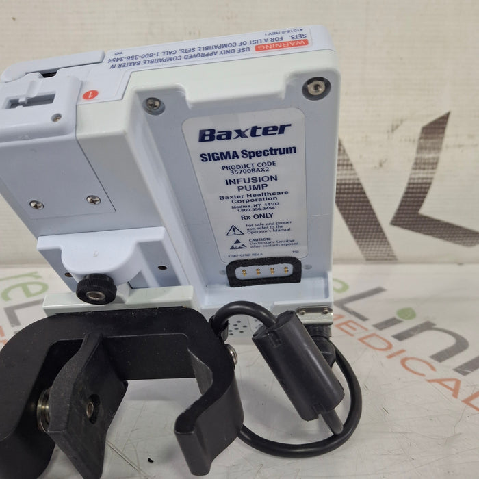 Baxter Baxter Sigma Spectrum 8.01.00 w/o Battery Infusion Pump Infusion Pump reLink Medical