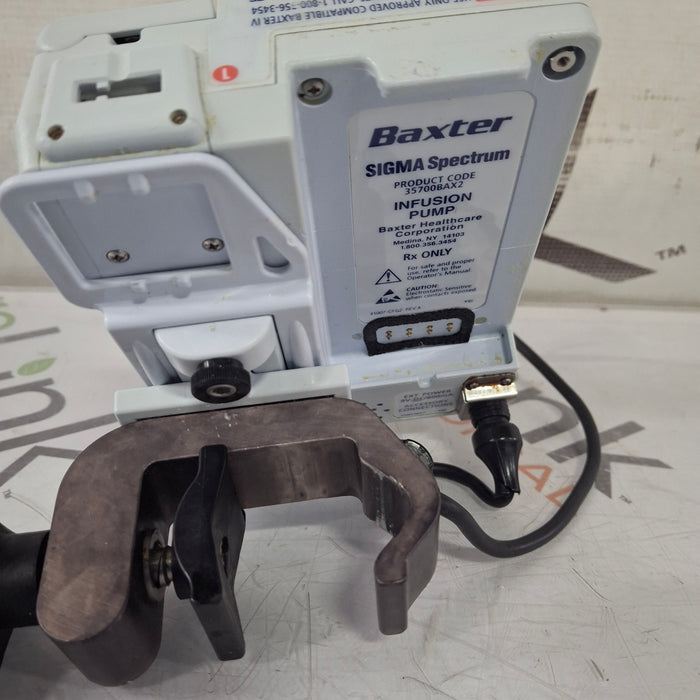 Baxter Sigma Spectrum 8.00.03 w/o Battery Infusion Pump