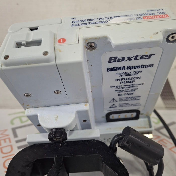 Baxter Sigma Spectrum 8.00.03 w/o Battery Infusion Pump