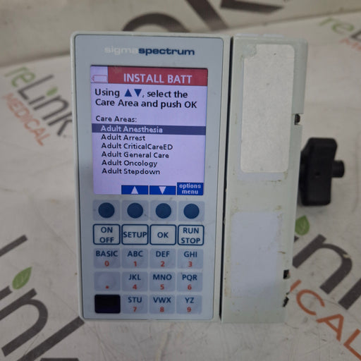 Baxter Baxter Sigma Spectrum 8.01.00 w/o Battery Infusion Pump Infusion Pump reLink Medical
