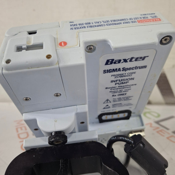 Baxter Sigma Spectrum 8.00.03 w/o Battery Infusion Pump