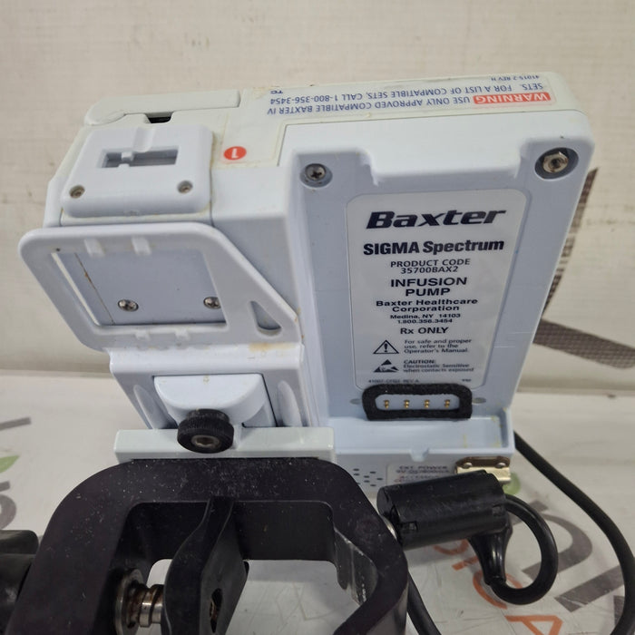 Baxter Sigma Spectrum 8.00.04 w/o Battery Infusion Pump