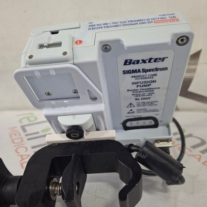 Baxter Baxter Sigma Spectrum 8.01.00 w/o Battery Infusion Pump Infusion Pump reLink Medical