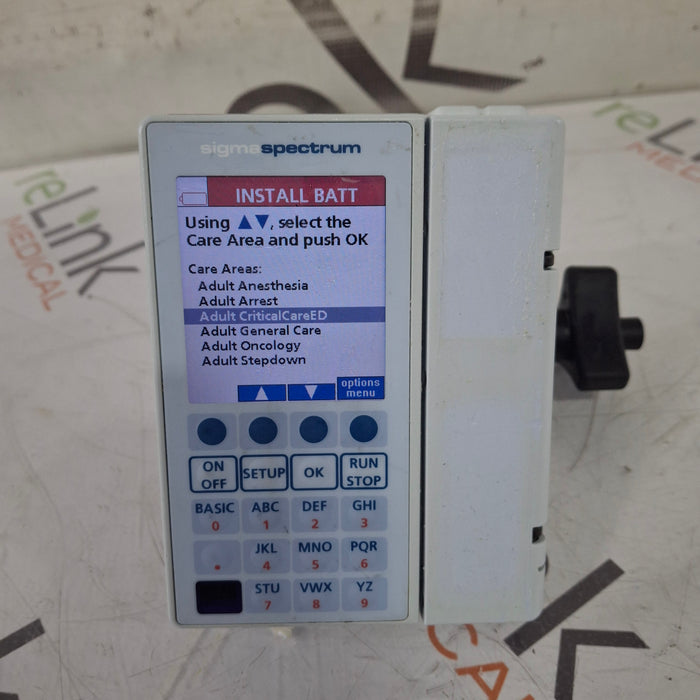 Baxter Sigma Spectrum 8.00.03 w/o Battery Infusion Pump